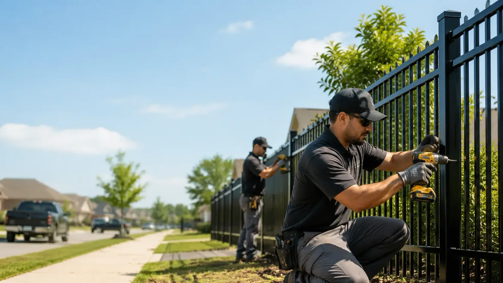 Metal Fence Installation in Folsom, LA